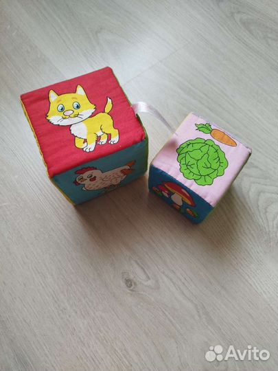Кубики мягкие