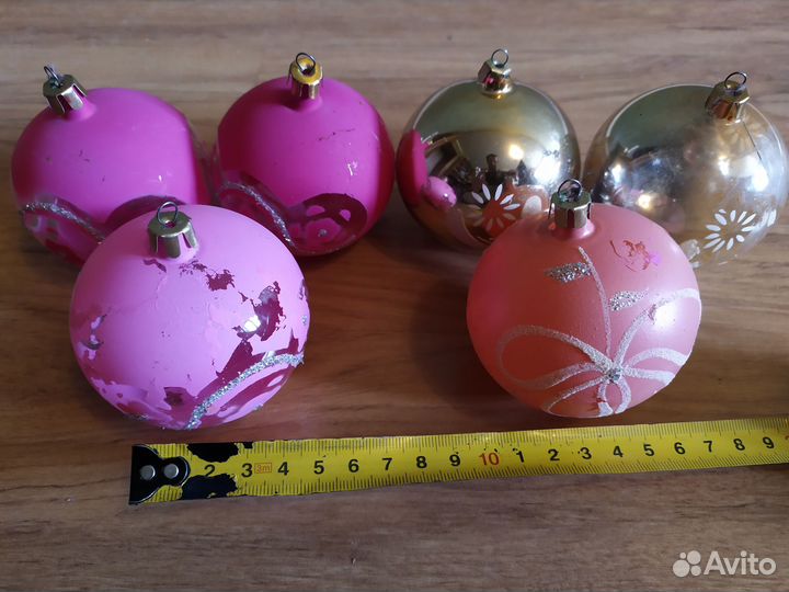 Елочные игрушки фигурки шарики СССР