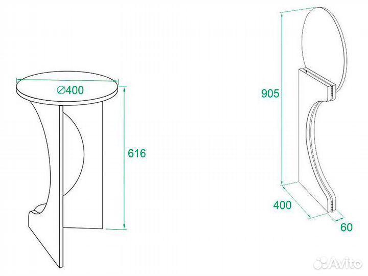 Сж-7 Стол журнальный Белый6