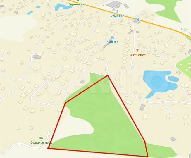 Участок 6,05 га (ИЖС)