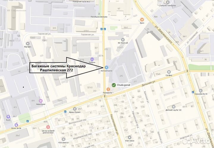 Багажник на крышу Ford Kuga в Краснодаре