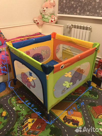 Capella Quadro Merry Elephant кровать манеж