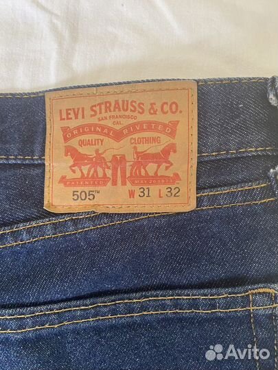 Джинсы levis 505 W31 l32