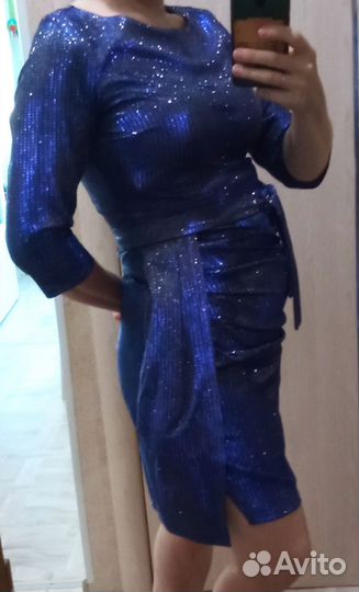 Блестящее платье праздничное