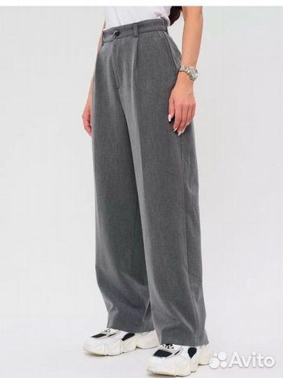 Брюки серые женские