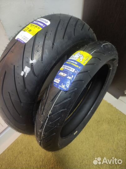 Мотошины 240 45 17 диавель комплект