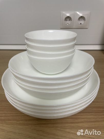 Набор столовой посуды luminaric 12 предметов