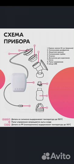 Электрический молокоотсос