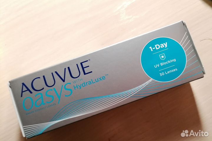 Линзы -7,00 acuvue oasys hydraluxe 1-day