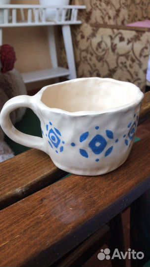 Кружка керамическая ручная работа