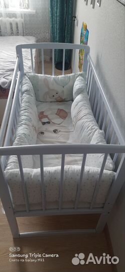 Мягкие бортики для детской кроватки