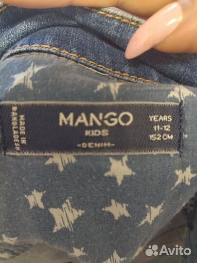 Джинсовая рубашка для девочки