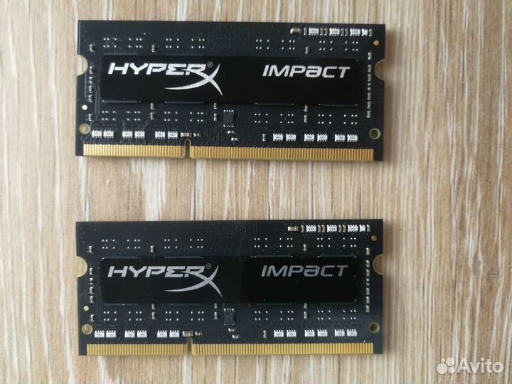 Оперативная память sodimm Kingston HyperX Impact