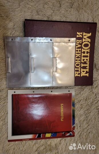 Альбомы для монет или банкнот deagostini с листами