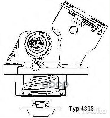 Термостат mercedes W221 S450/500 10/05/X164 G
