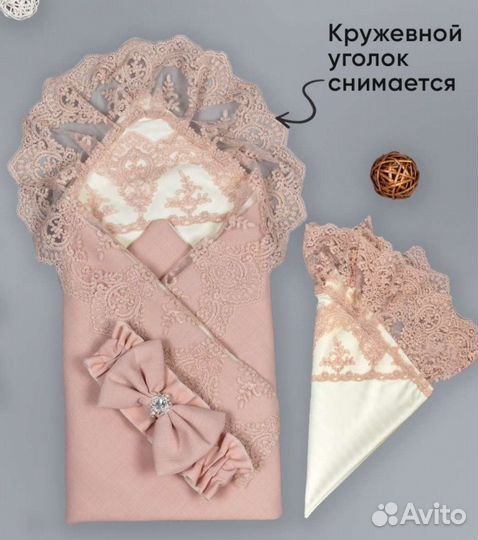 Конверт на выписку для девочки