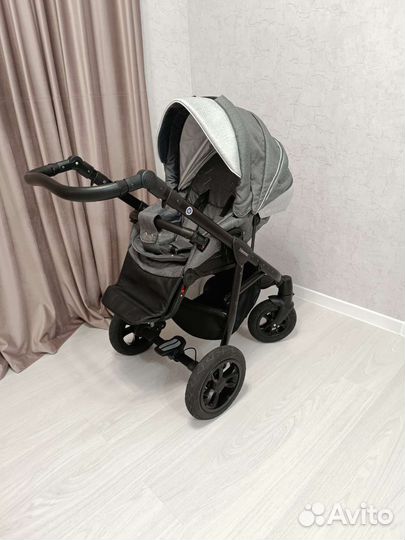 Коляска Adamex Neonex + автолюлька Happy Baby