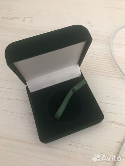 Бархатный футляр для монеты