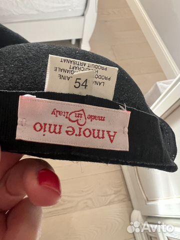 Итальянская кепка из шерсти 54 р