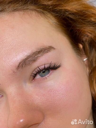 Наращивание ресниц/оформление бровей