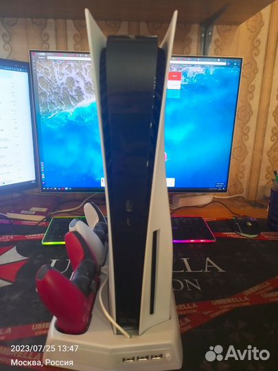 Игровая консоль PS5 с дисководом (с дефектом)