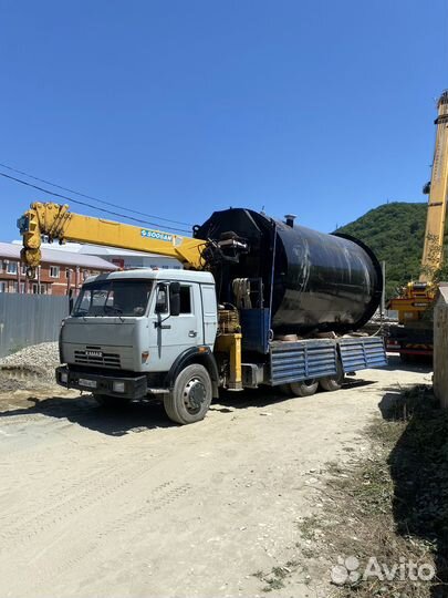 Аренда и услуги манипулятора, стрела 5 т, 16 м, борт 12 т, 6 м