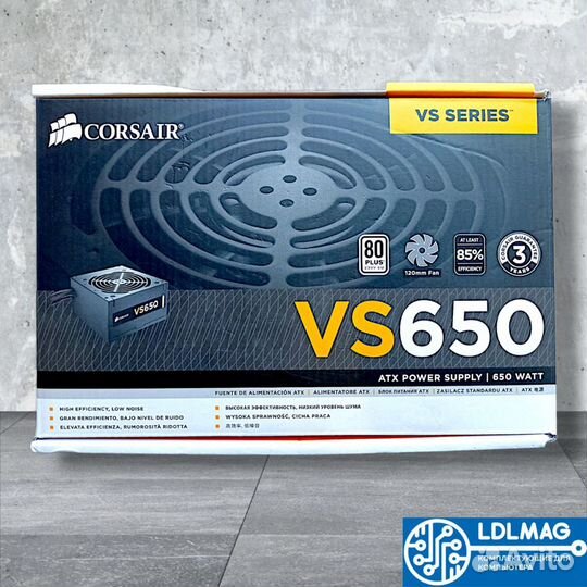 Блок питания Corsair VS650 650W 80+