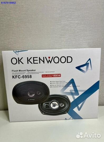 Колонки kenwood (овалы)