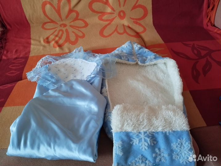 Конверт на выписку зимний для мальчика