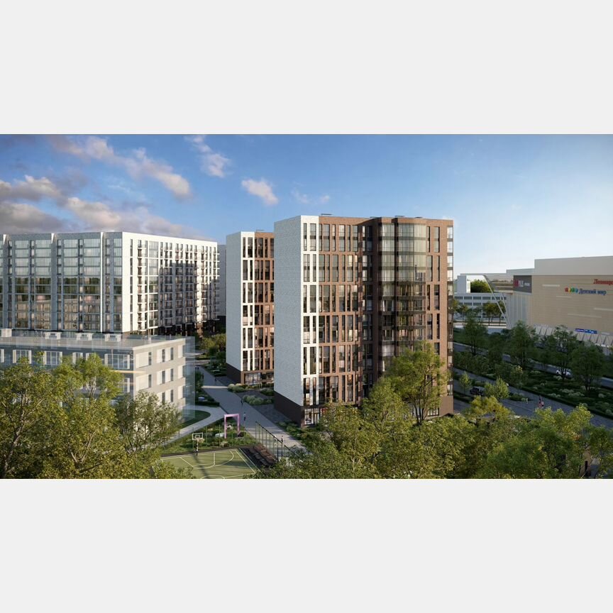 2-к. квартира, 55,1 м², 3/13 эт.