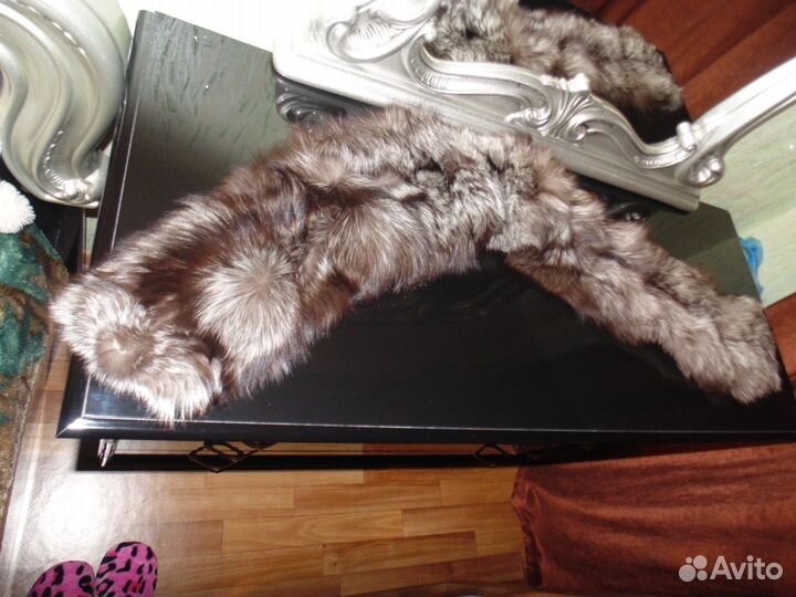 Воротник чернобурка