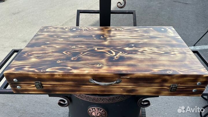 Набор дипломат /стол +шампуры