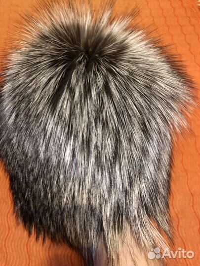 Шапка женская из чернобурки