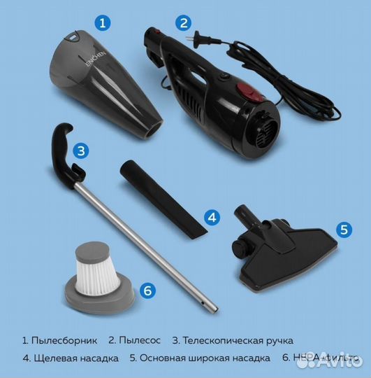 Пылесос вертикальный Enchen Vacuum Cleaner V1