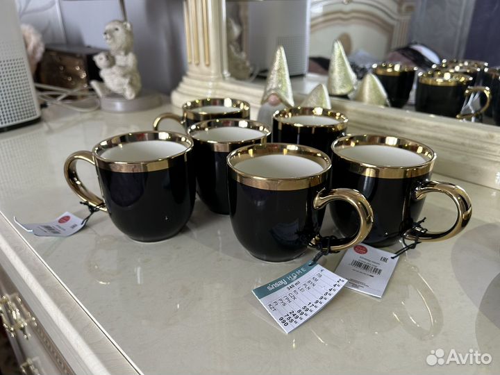 2 Кружки zara Керамика Набор Новые