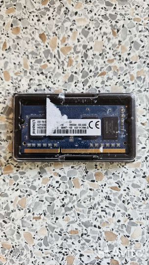 Оперативная память so-dimm Kingston DDR3L 2 Gb