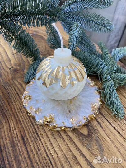 Свеча из 100% натурального соевого воска