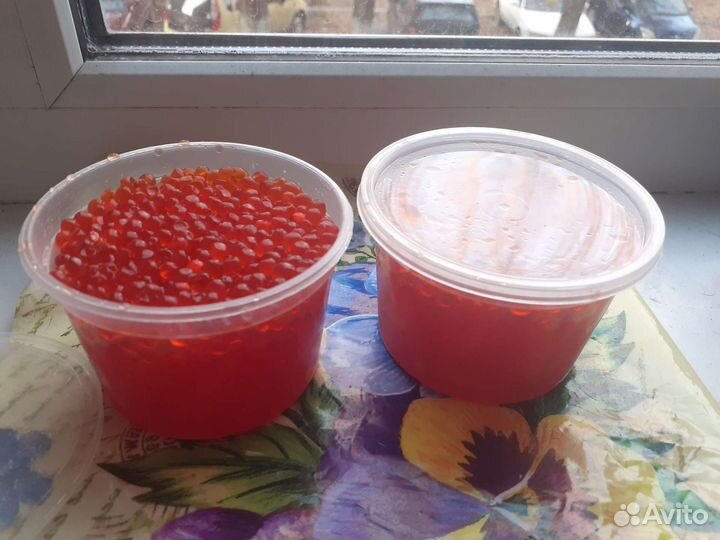 Красная икра востановленная
