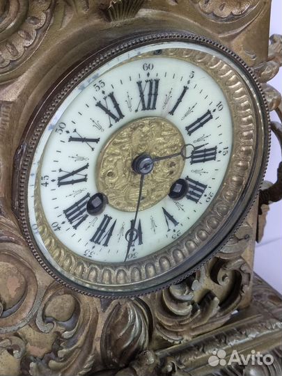 Часы каминные с боем,19в., 