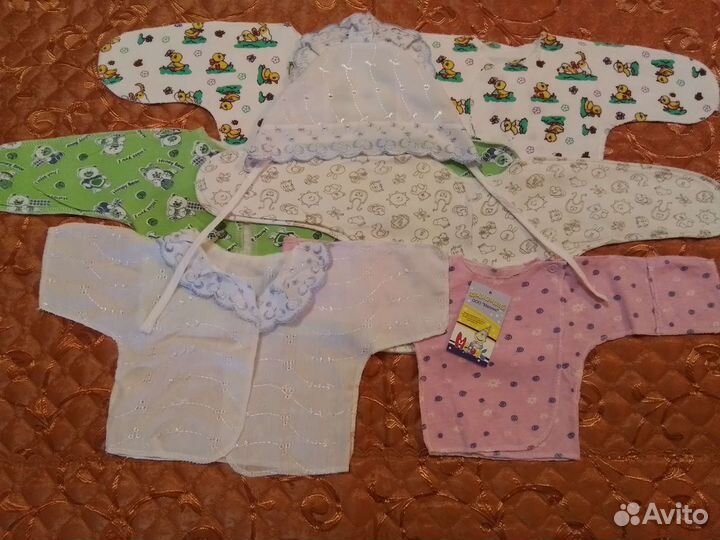 Распашонки для новорожденных,новые