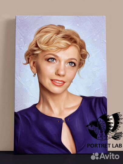 Печать фото и портреты по фото на холсте