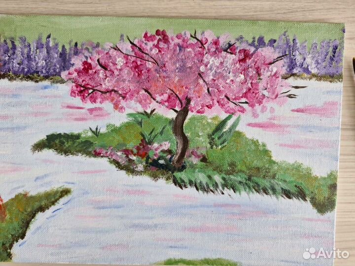 Картина акрил 