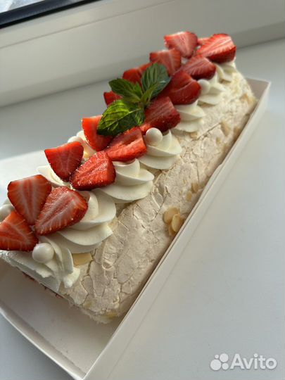 Меренговый рулет