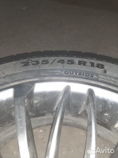 Летняя резина 235 45 r18 с дисками