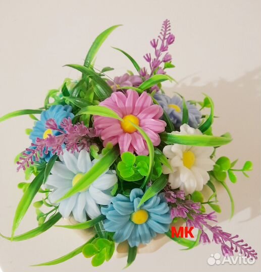 Букетики из мыла