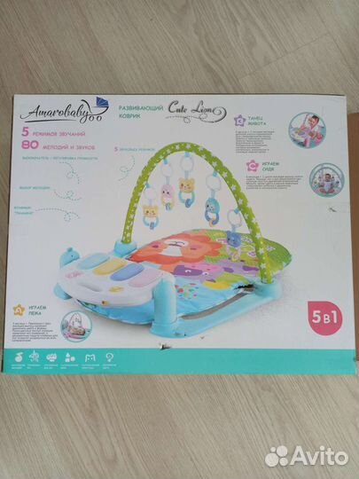 Развивающий коврик с пианино