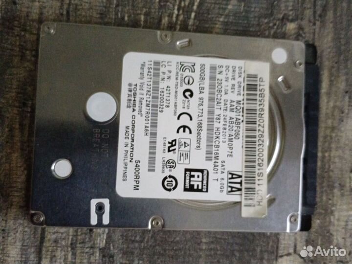 Hdd SATA 500gb 2.5