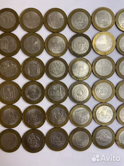 Юбилейные монеты 10 рублей коллекция