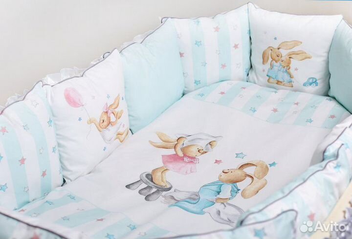 Постельный набор для детской кроватки Луисы