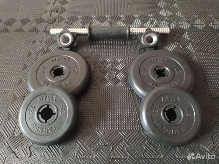 Гантель 9 кг